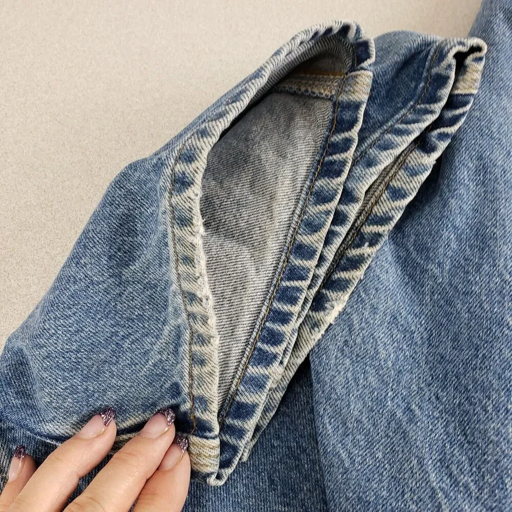 Carhartt Mens Blue Relaxed Fit High Rise Straight Leg Denim Jeans‎ Size 36X32